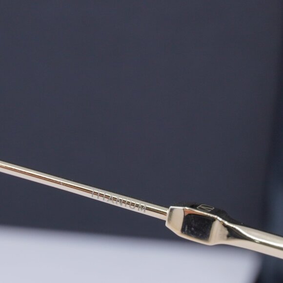 Valentino V-STUD-III VLX-136A Round Eyeglasses 56mm - Light Gold - Picture 4 of 10